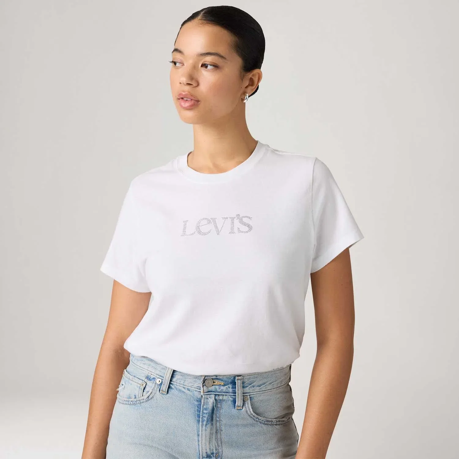 Camiseta Levi's® Graohic Favorite Branca Manga Curta — imagem 1