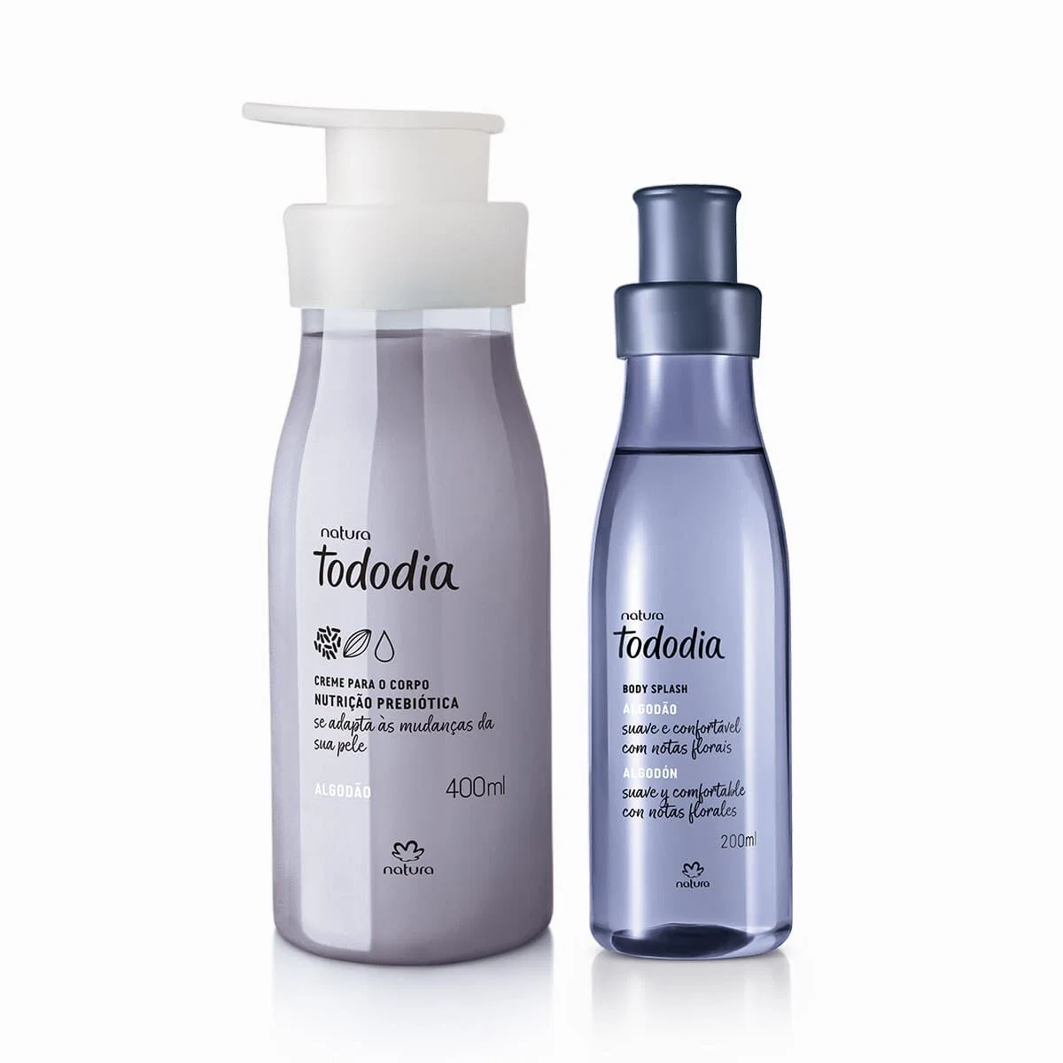 Kit Tododia Algodão com Hidratante e Body Splash (2 produtos) — imagem 1