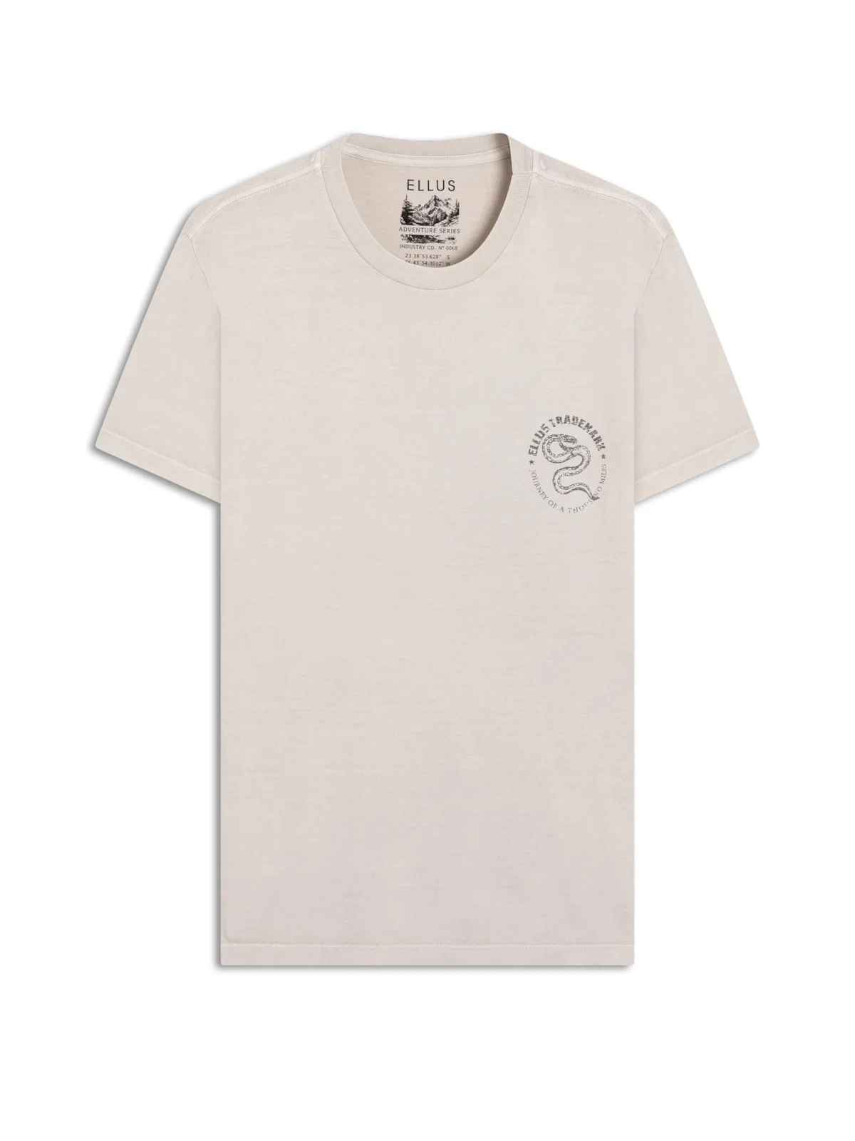 T-Shirt Marble Journey Prata