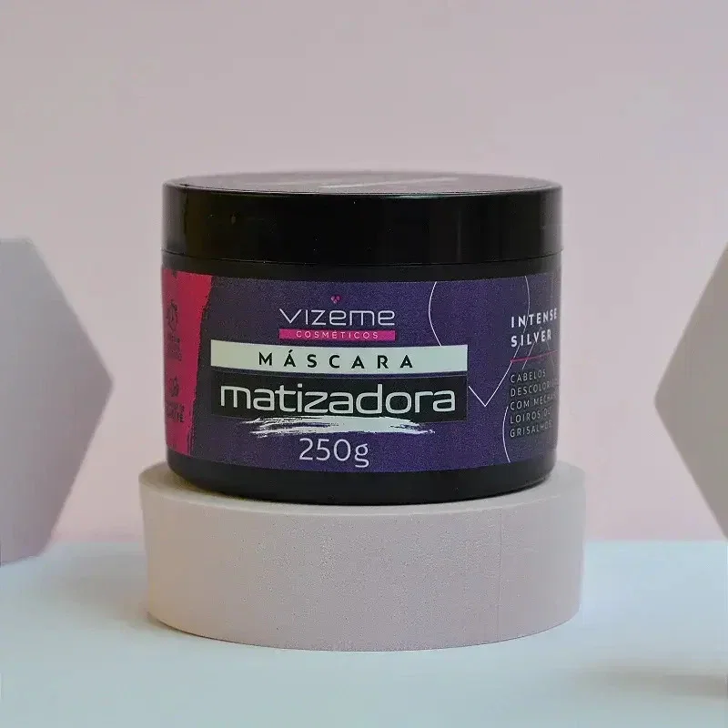 Máscara Matizadora Vizeme Intense Silver 250g