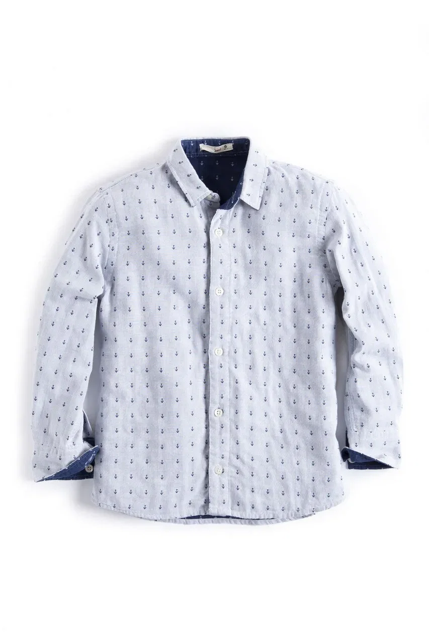 Camisa Mini Regular Double Face Ancoras