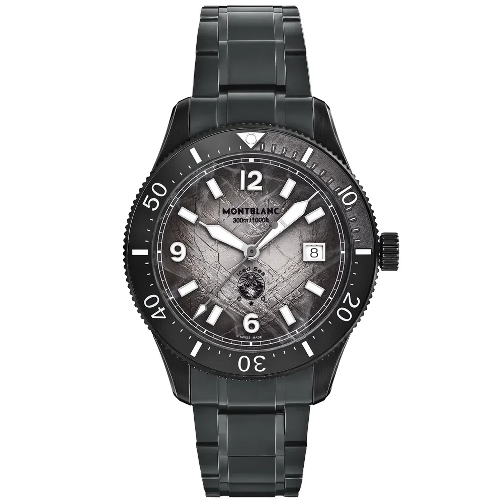 Relógio Montblanc Iced Sea Automático Masculino em Aço Preto 137541 — imagem 1