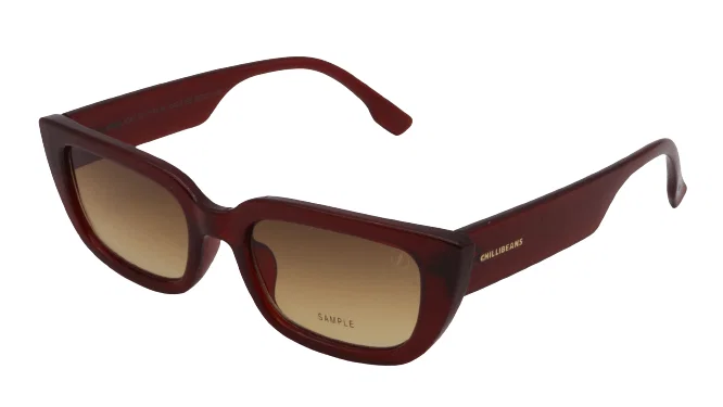 Óculos de Sol Feminino Chilli Beans Quadrado Vinho
