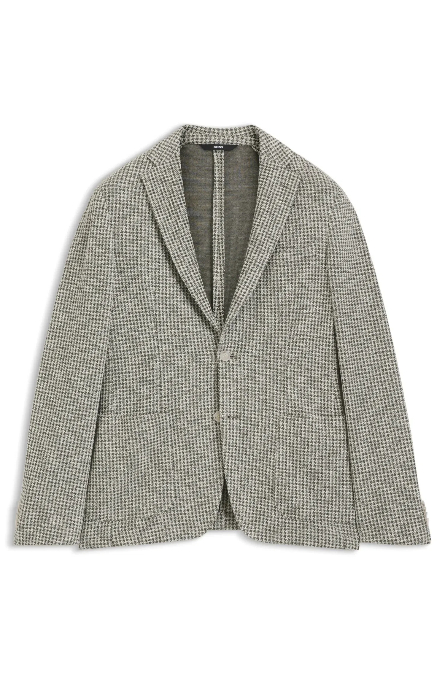 Blazer Slim Fit Em Mistura De Algodão — imagem 1