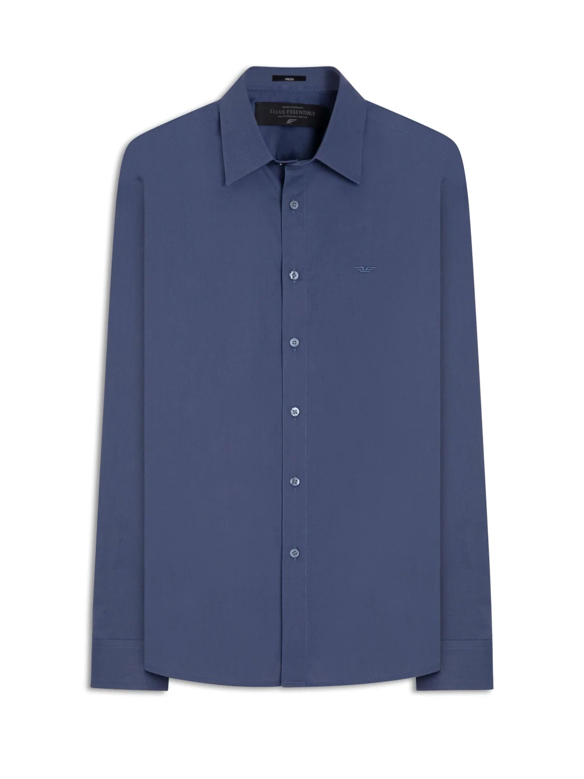Camisa Tricoline Classic New Italian Azul Jeans — imagem 1