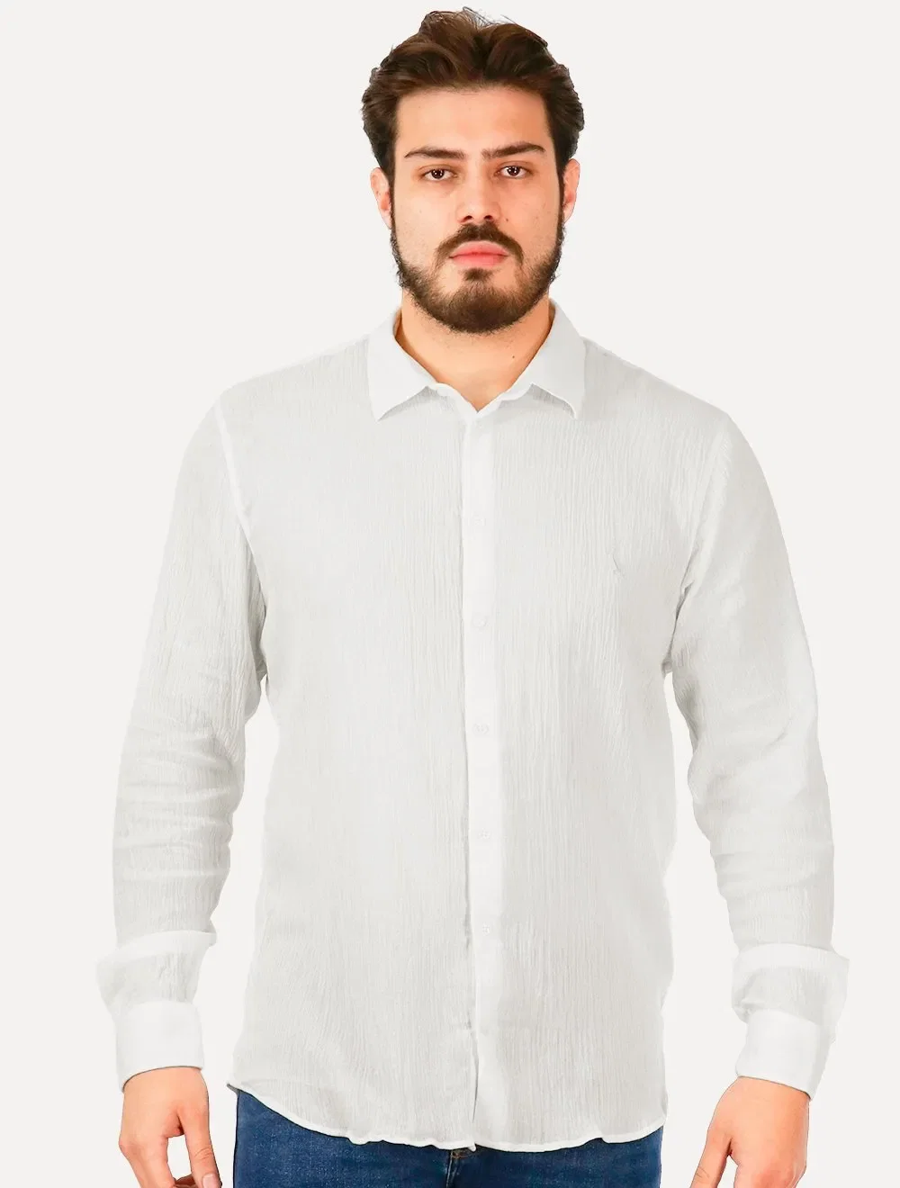 Camisa Reserva Masculina Cotton Voil Gaze Branca