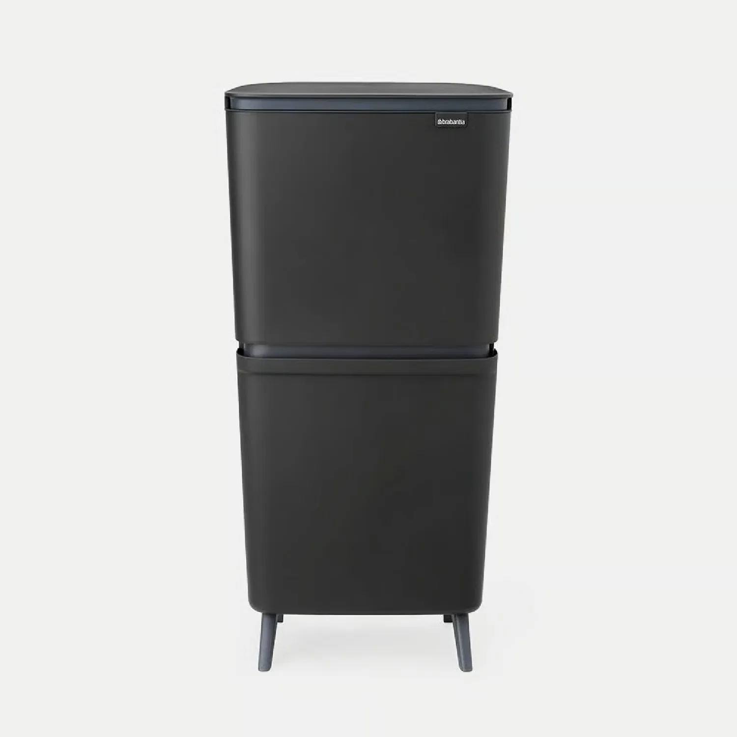 Lixeira Sort Up Reciclagem Preta 40L (10L+10L+25L) Brabantia