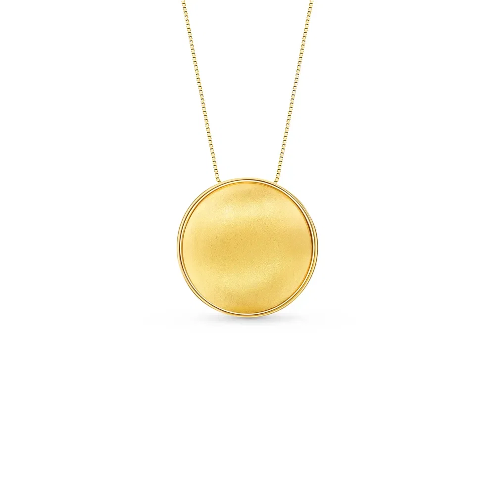 Pingente Glow Fosco em Ouro Amarelo 18k, 14.5mm — imagem 1