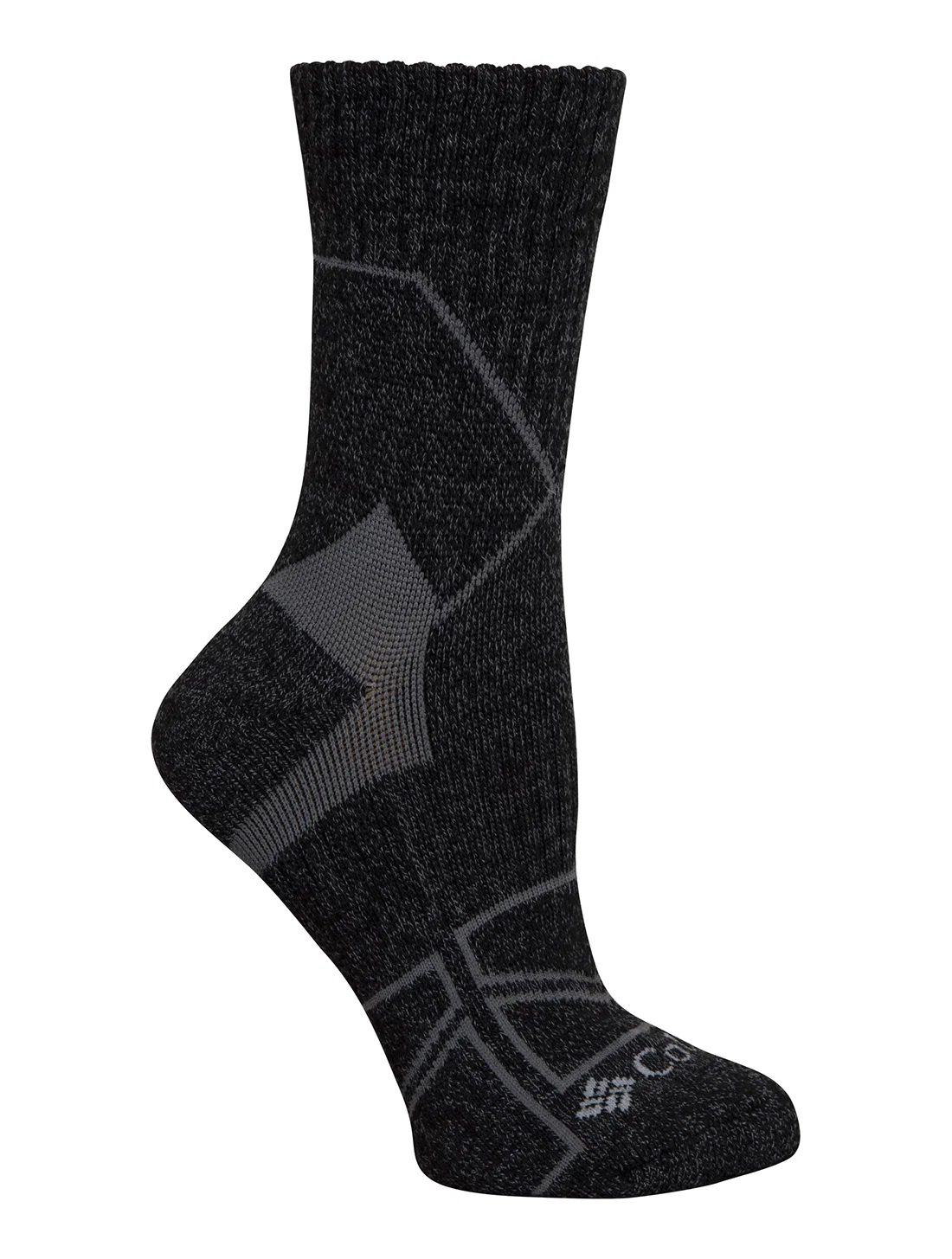 Meia Columbia Unissex Hike Quarter Mediumweight