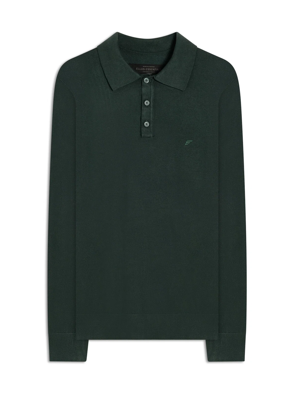 Tricot Polo Sweater Verde Escuro — imagem 1