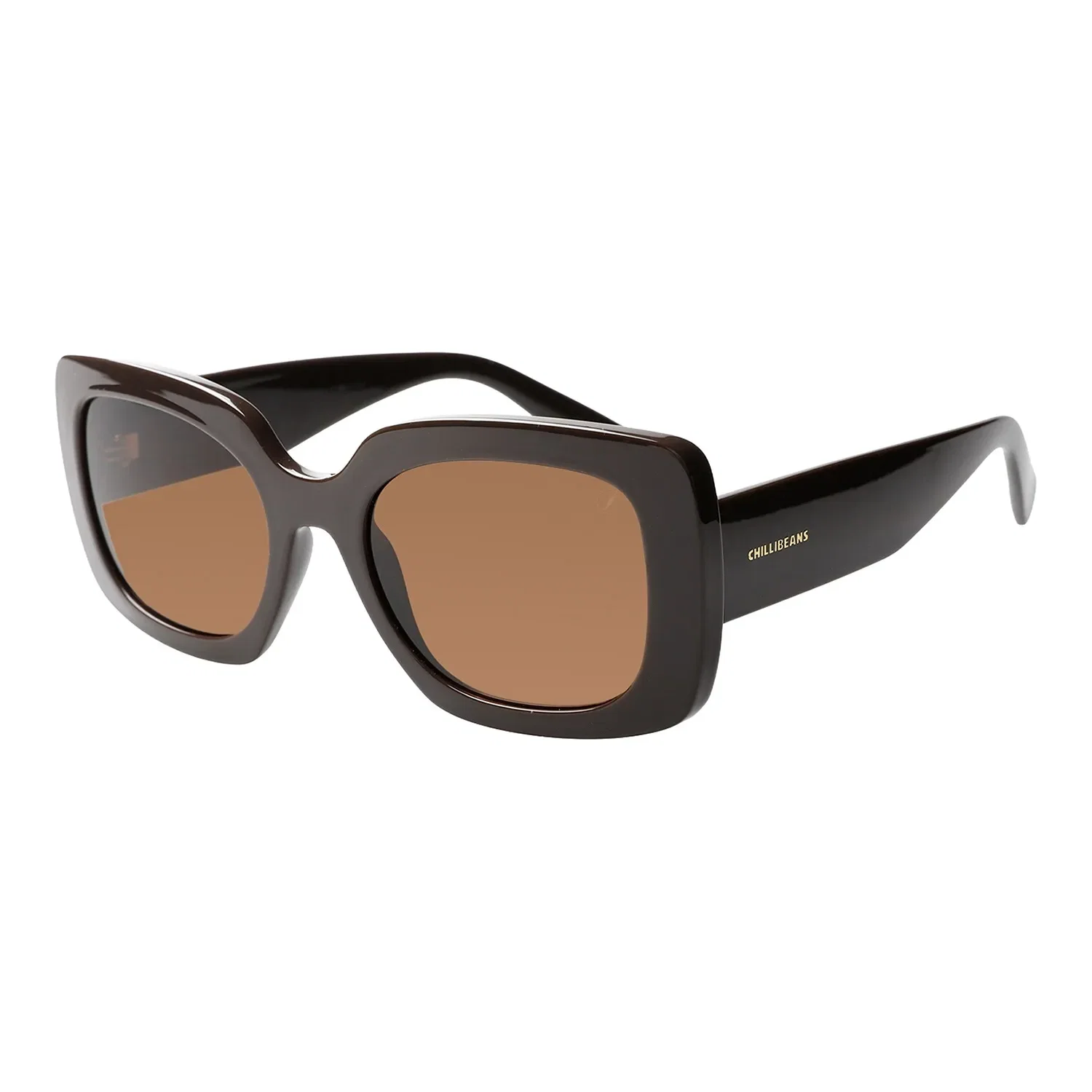 Óculos de Sol Feminino Chilli Beans Bossa Nova Marrom — imagem 1