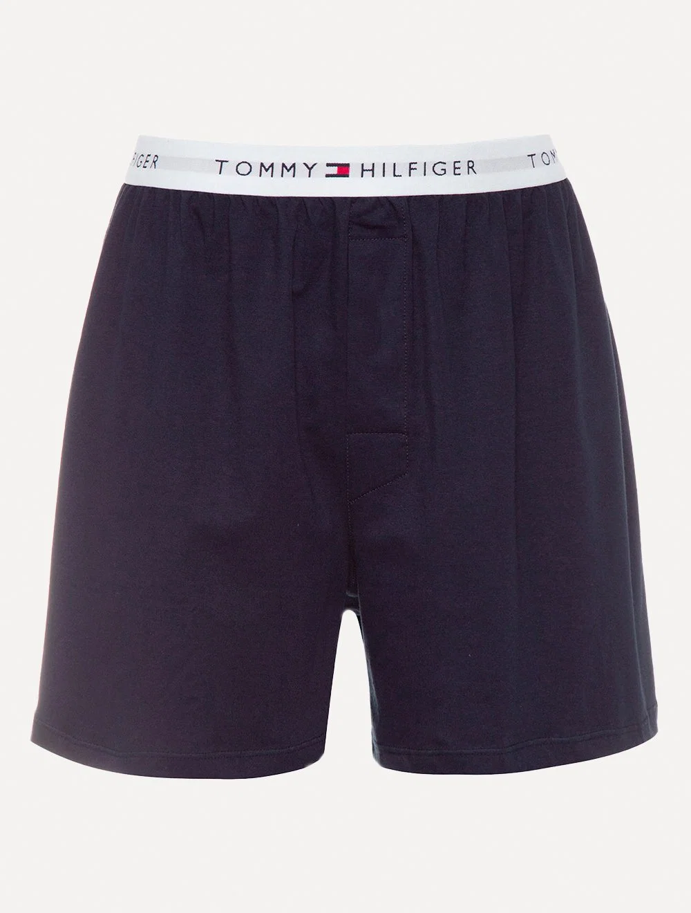Cueca Tommy Hilfiger Masculina Samba Canção Knit Athletic Azul Marinho