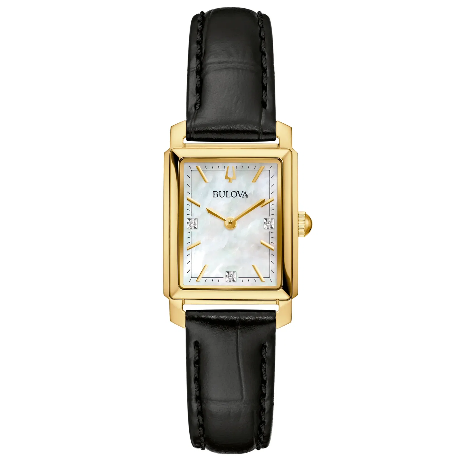 Relógio Bulova Classic Sutton Feminino Couro Preto 97p166n — imagem 1