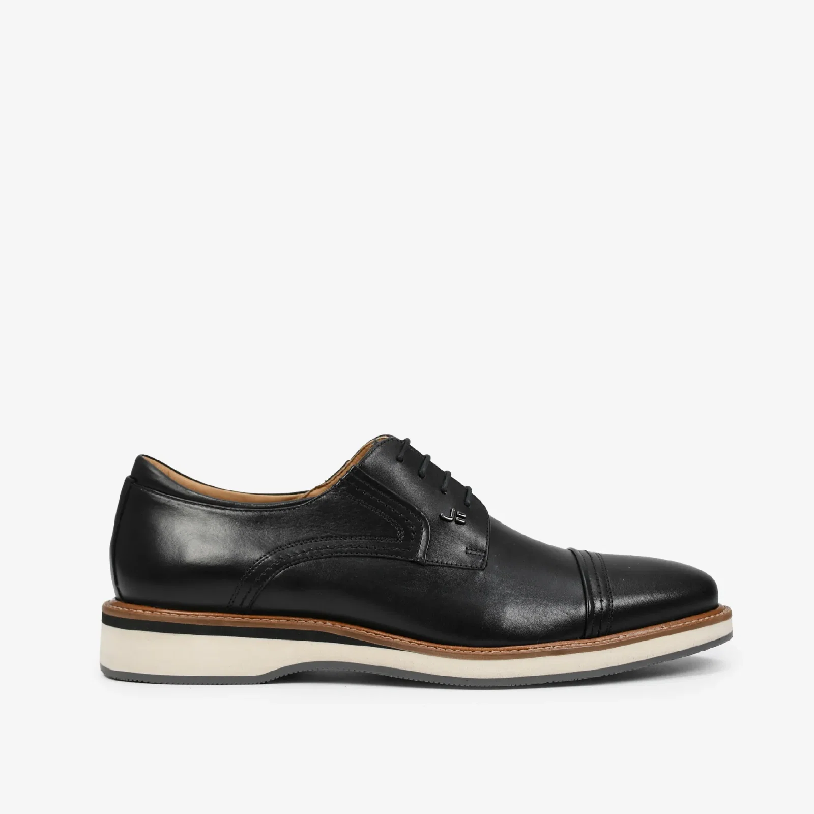 Sapato Masculino Social Preto Couro — imagem 1