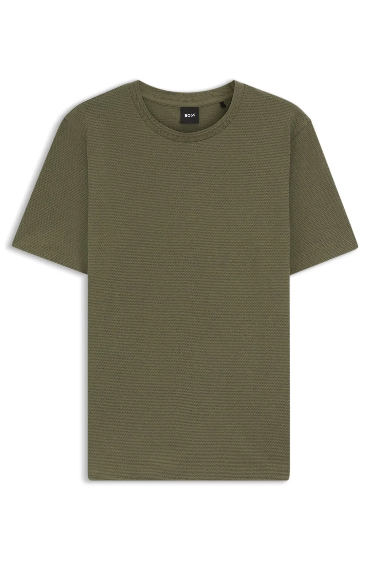 Camiseta De Algodão Com Estrutura De Jacquard — imagem 1