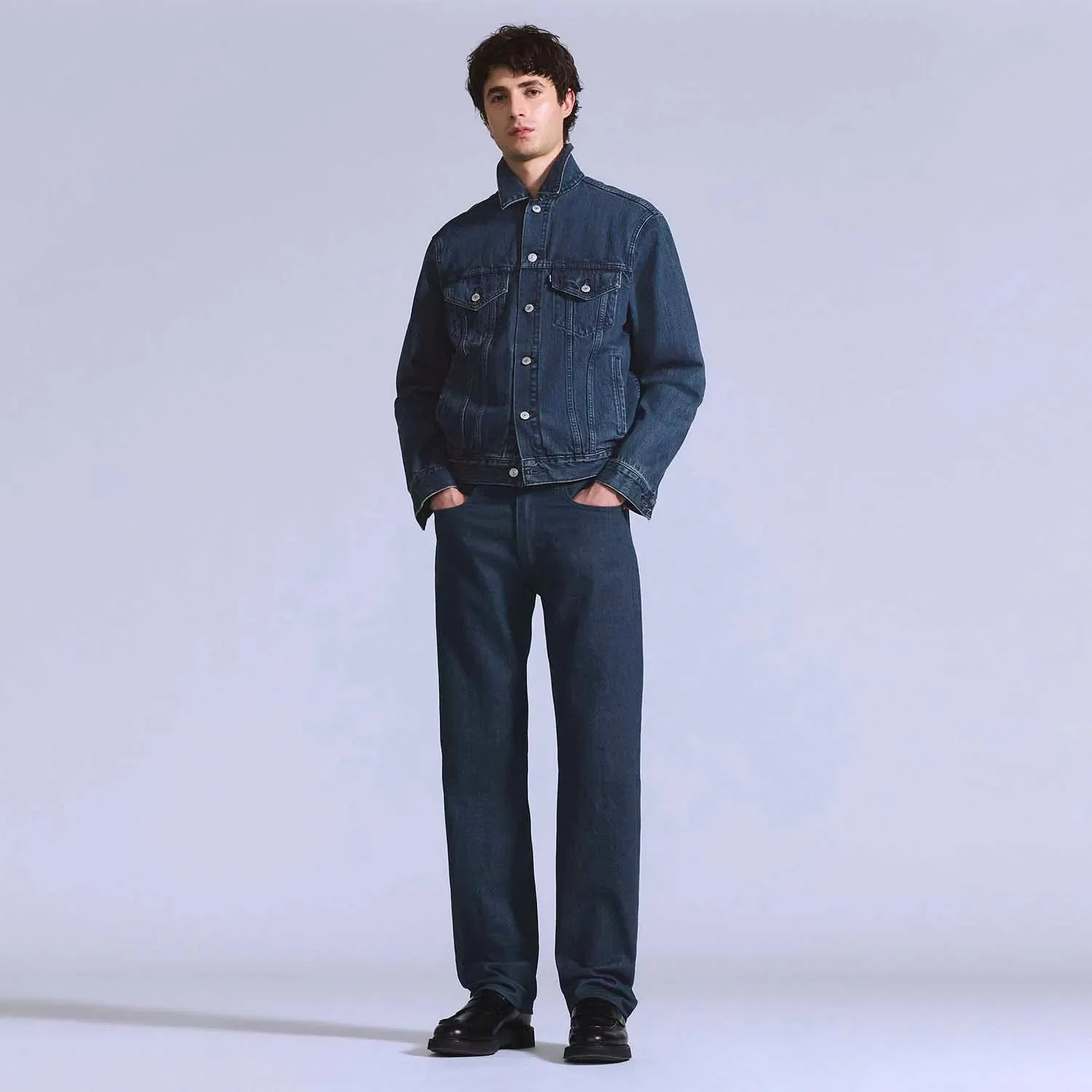 Calça Jeans Levi's® Blue Tab Anchor Relaxed Straight Lavagem Escura — imagem 1