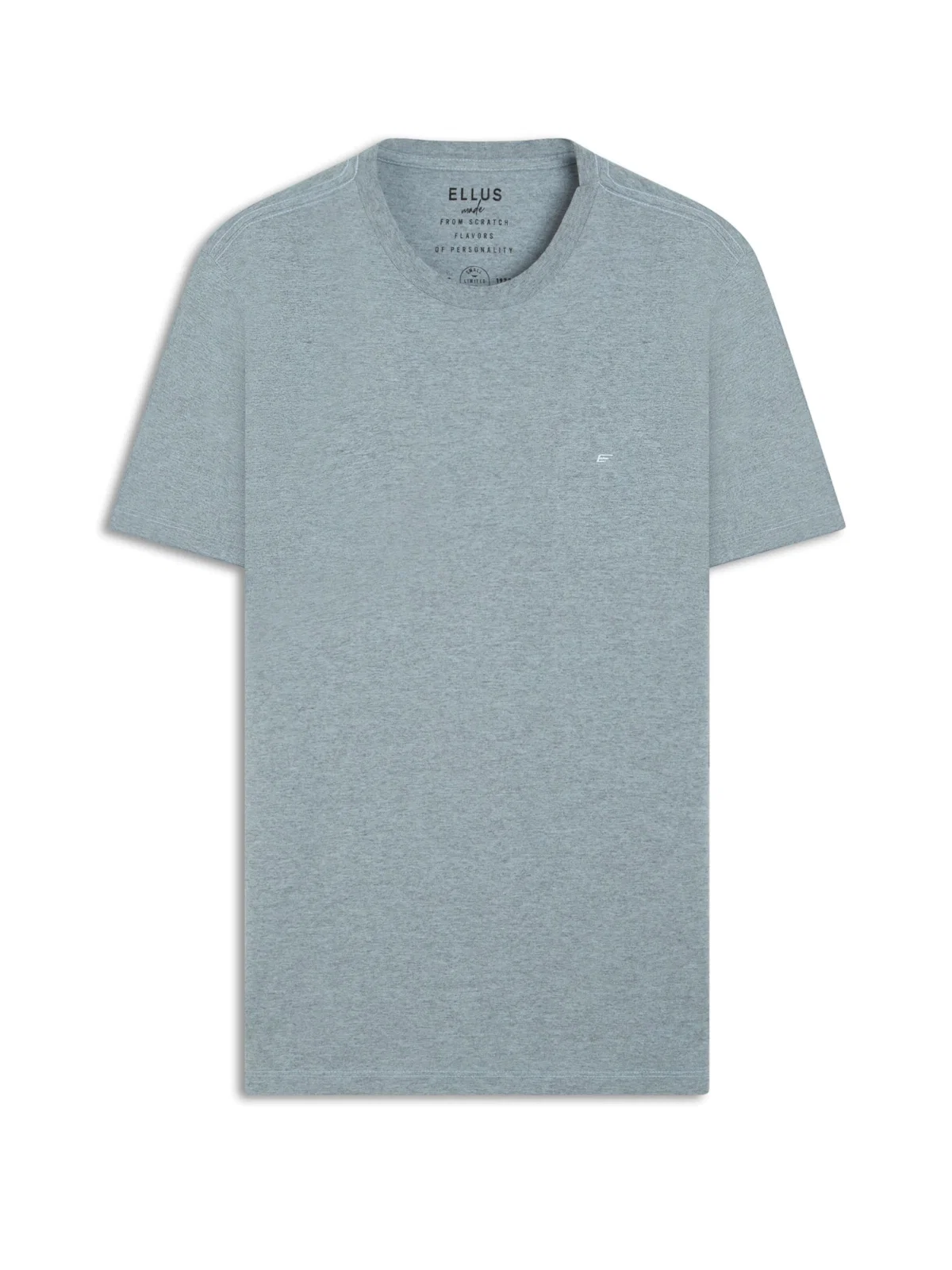 T-Shirt Cotton Melange Easa Classic Oceano — imagem 1