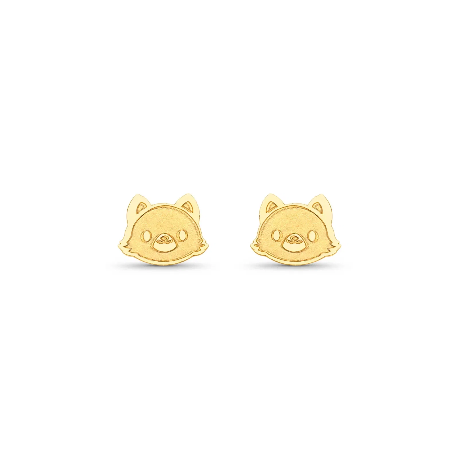 Brinco Baby Raposinha em Ouro Amarelo 18k