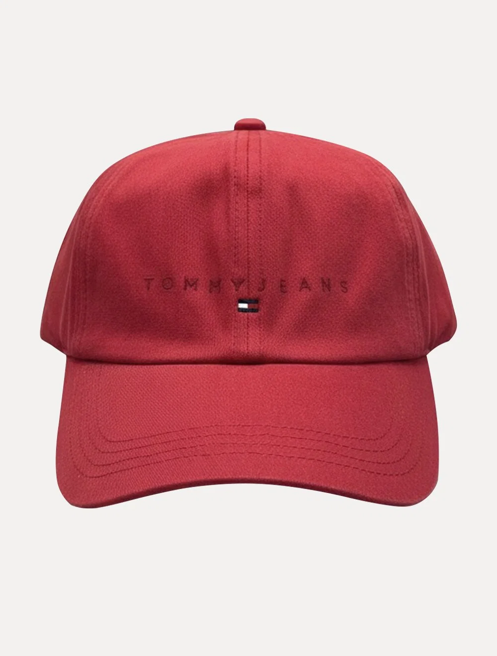 Boné Tommy Hilfiger Masculino Linear Logo Vermelho — imagem 1