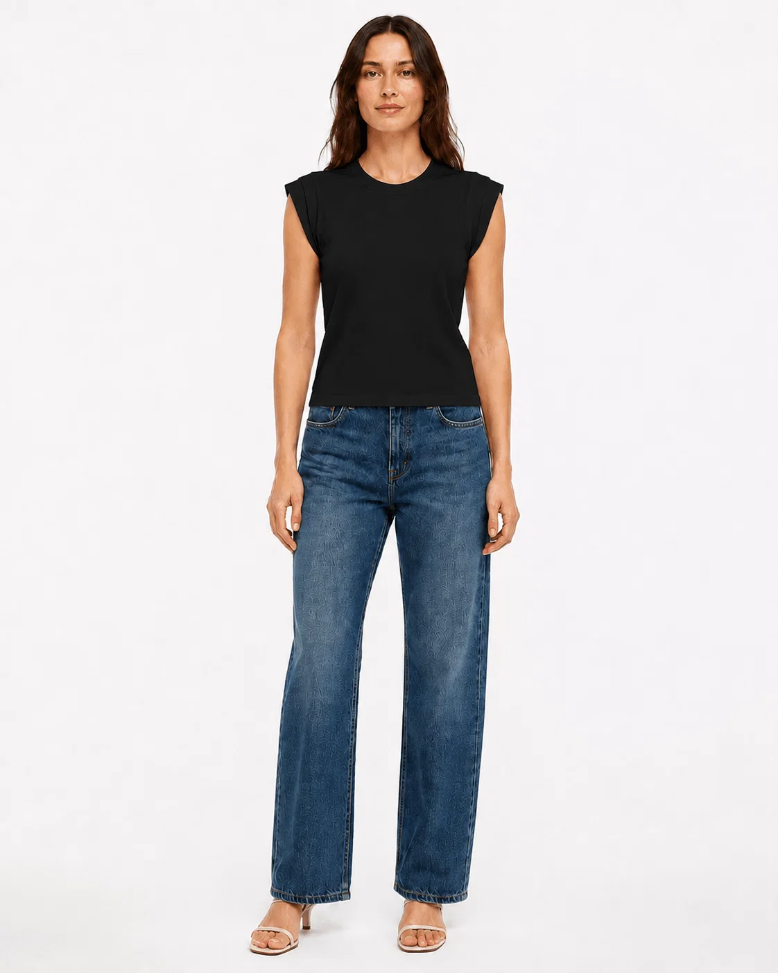 Blusa Básica Manga Curta - Preto