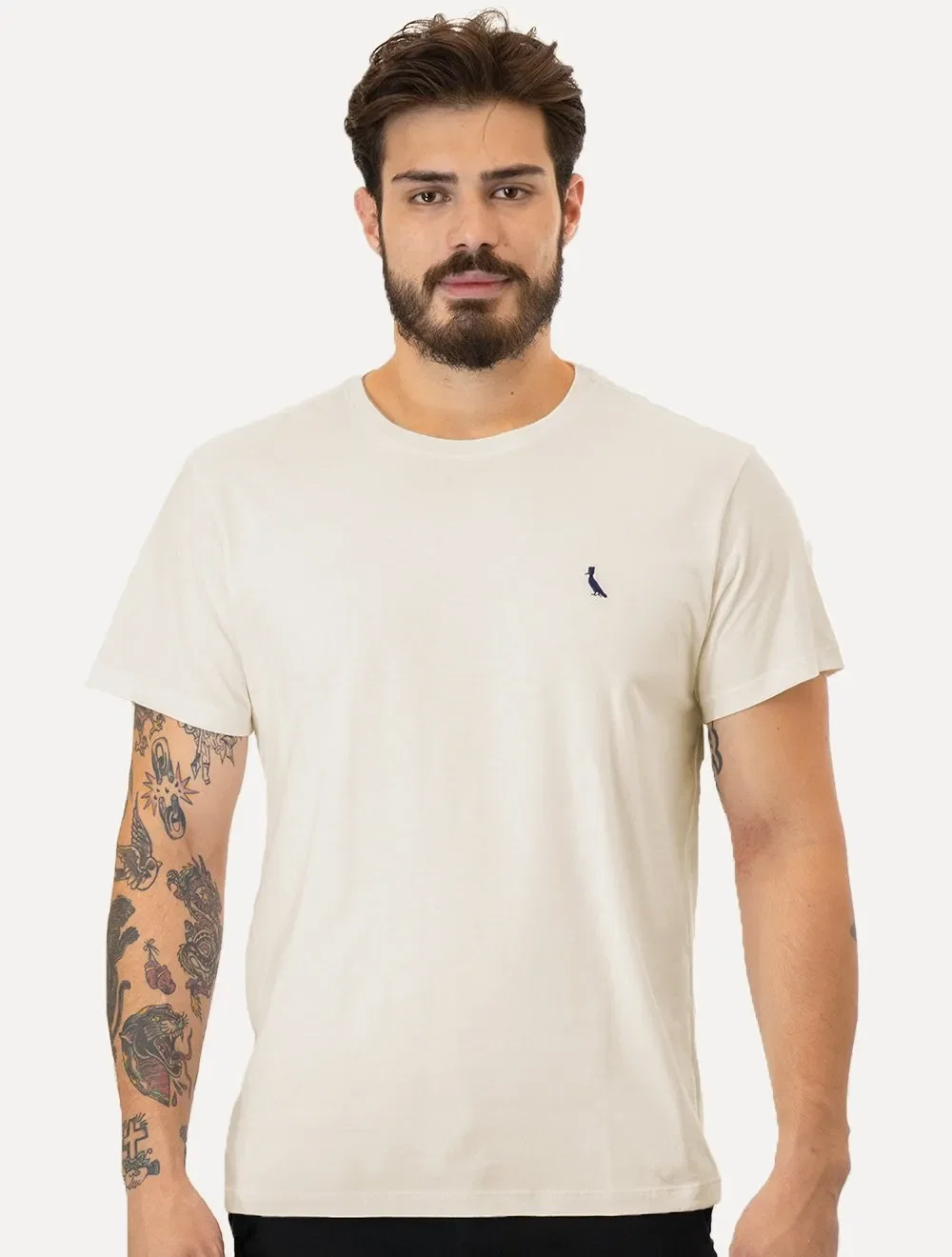 Camiseta Reserva Masculina Basic Navy Woodpecker Off-White — imagem 1
