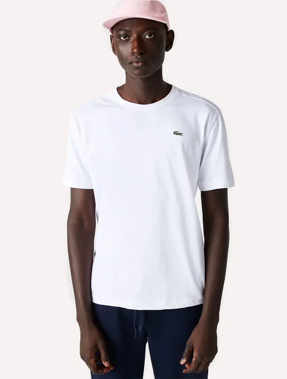 Camiseta Lacoste Masculina Sport Technique Logo Branca