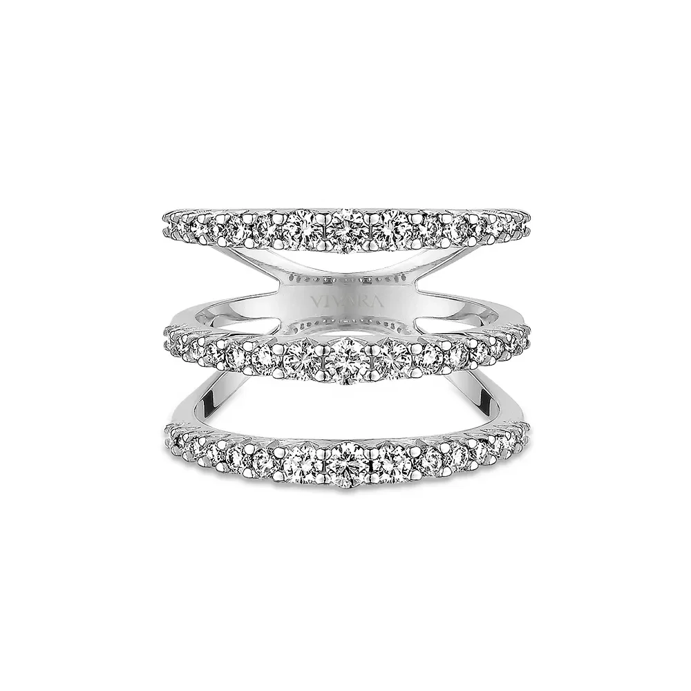 Anel Arpege em Ouro Branco 18k com Diamantes — imagem 1