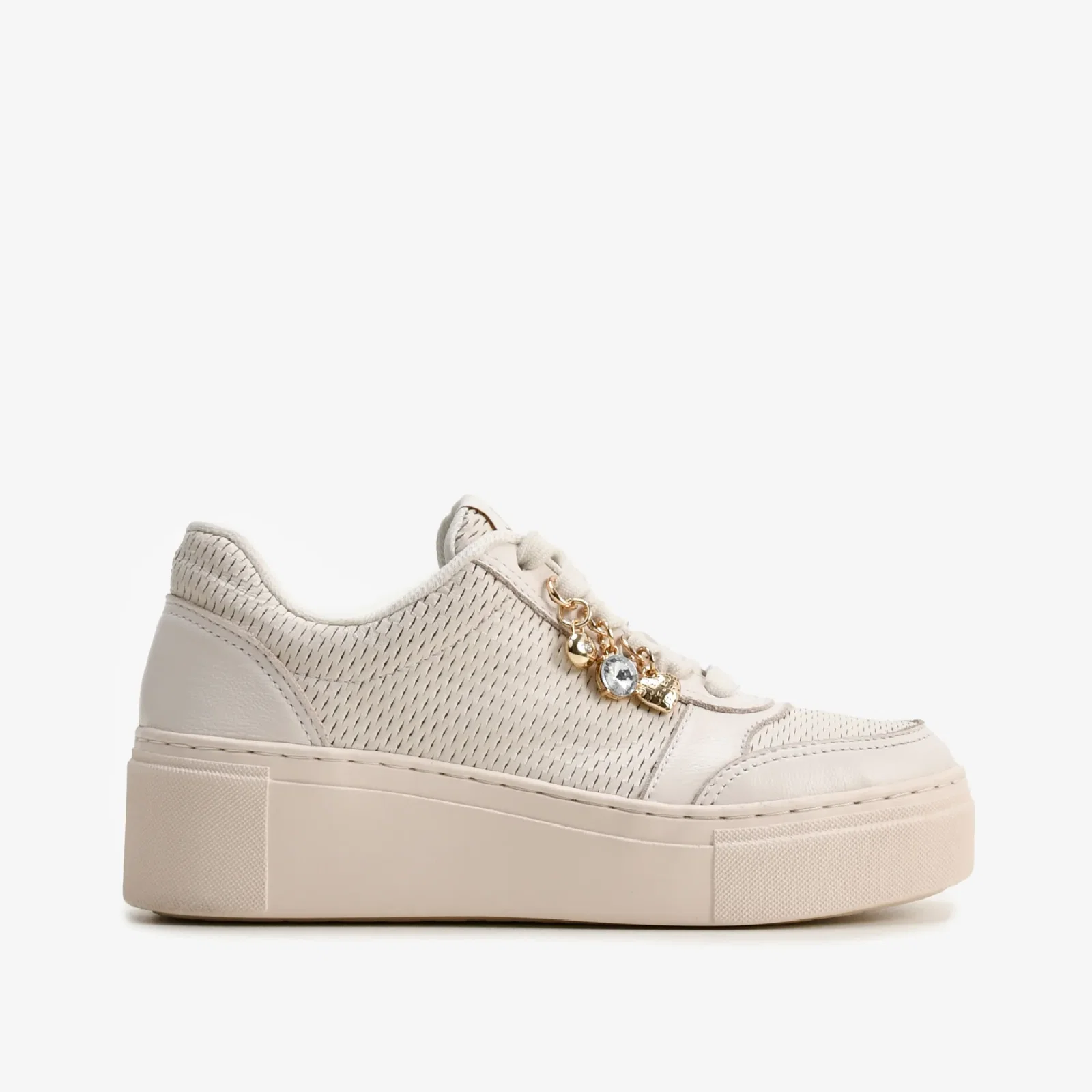 Tênis Off White Algodão Couro Nobuck