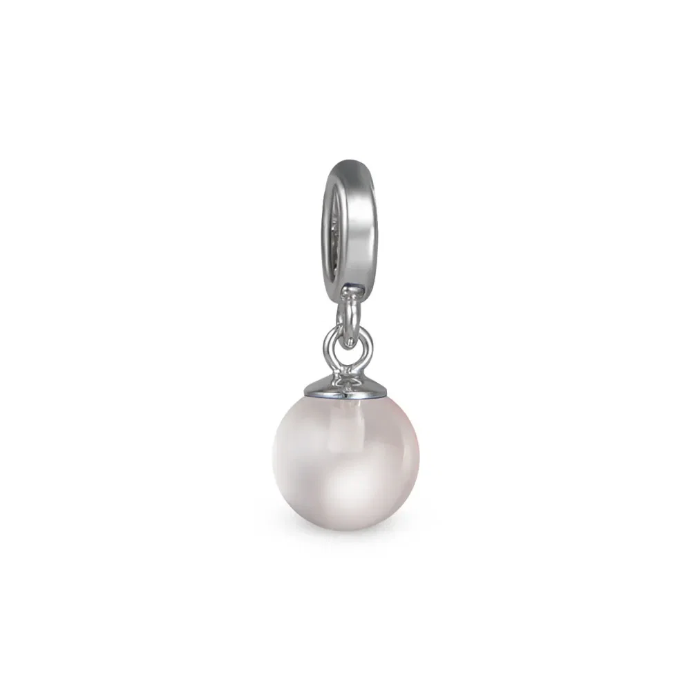 Pingente Life My Stone em Prata 925 com Quartzo Rosa — imagem 1