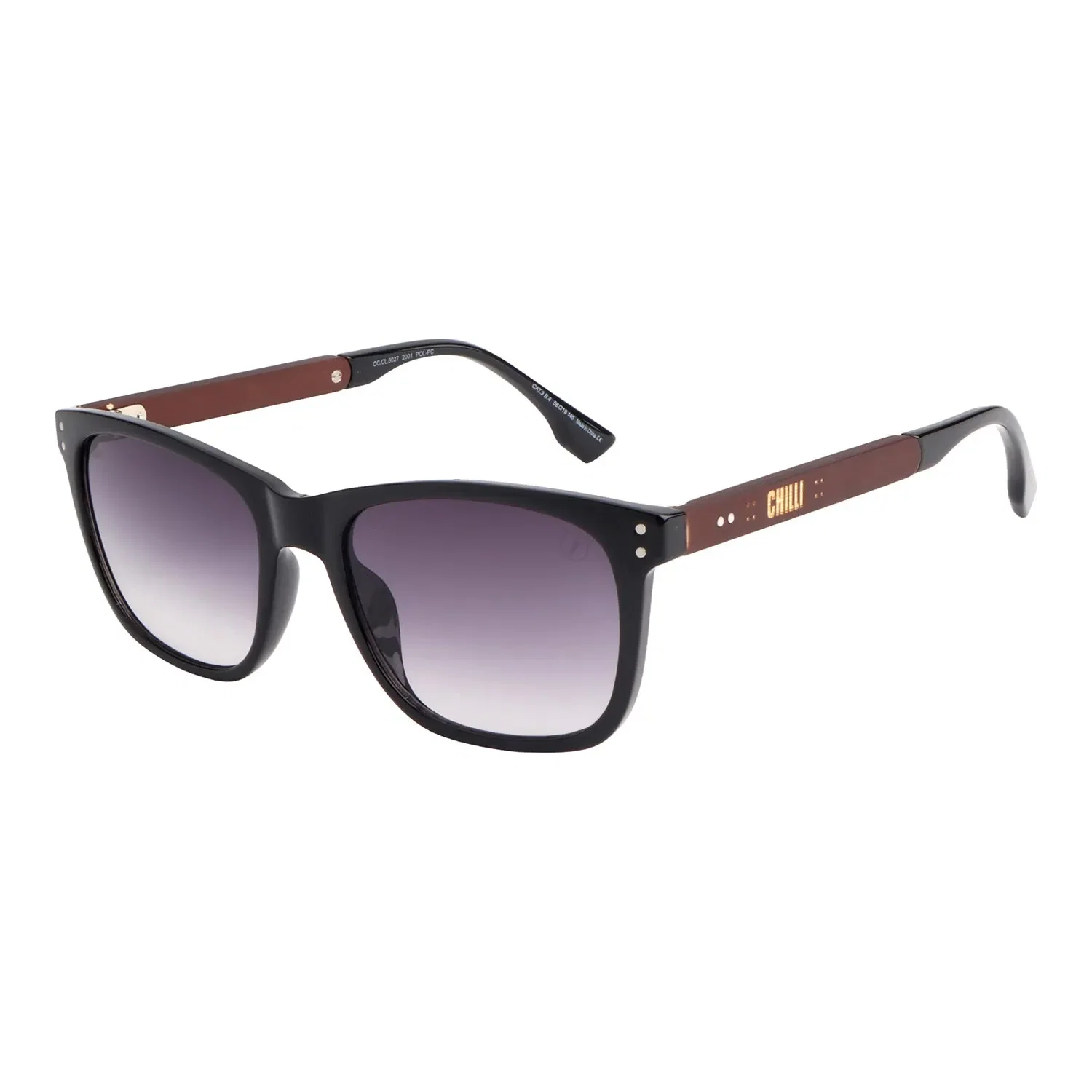 Óculos de Sol Masculino Charlie Brown Jr Bossa Nova Degrade Preto