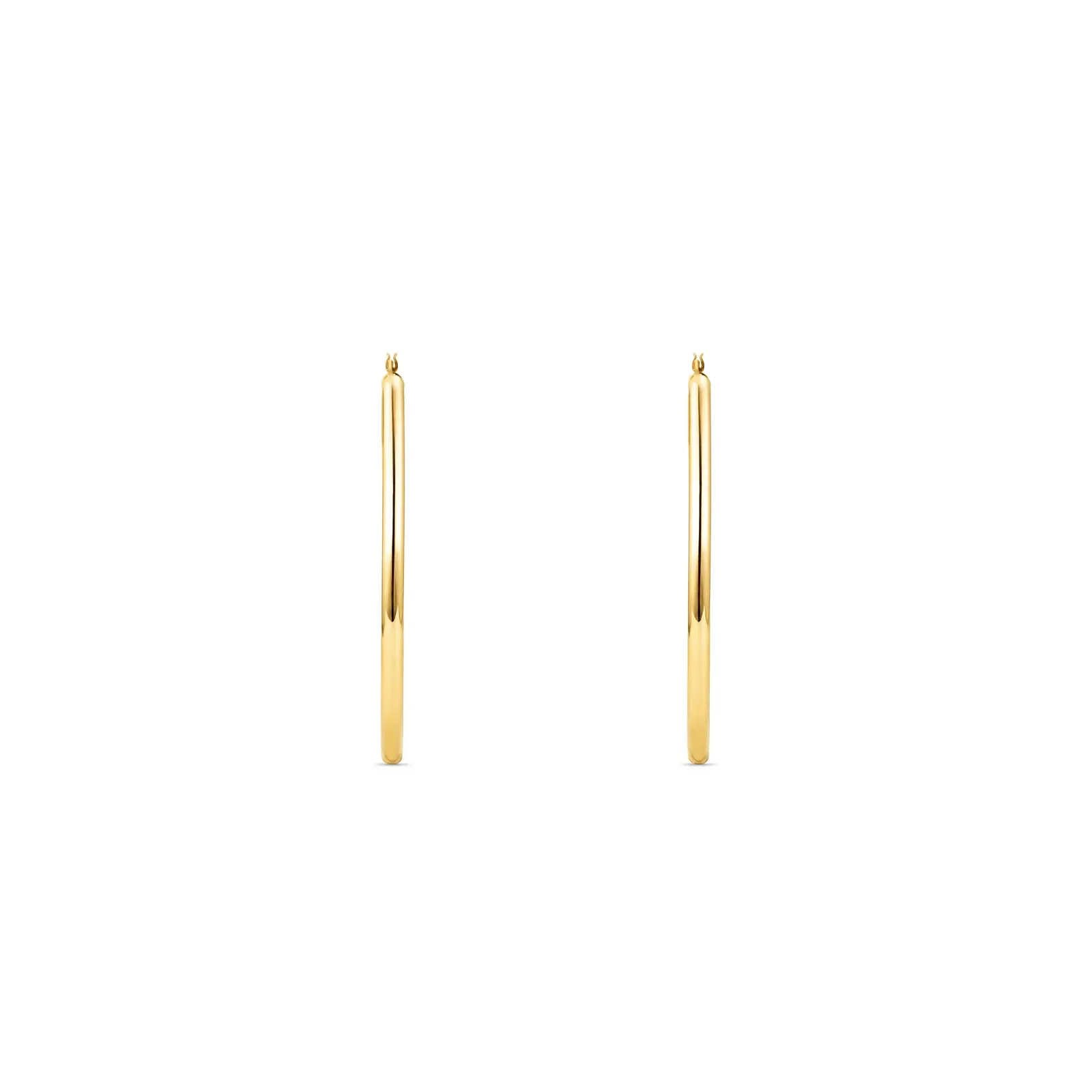 Argola Redonda em Ouro Amarelo 18k — imagem 1