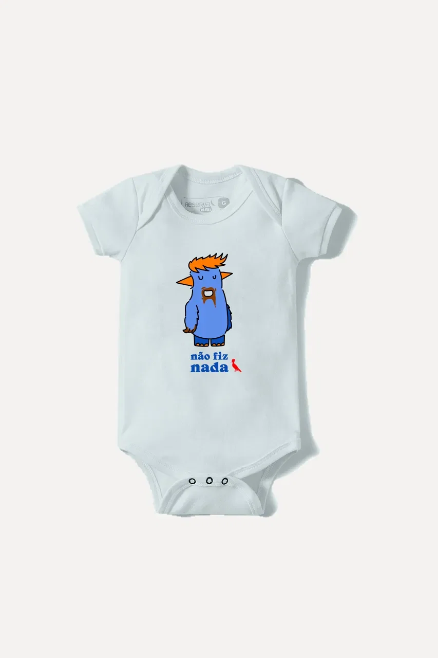 Body RESERVA MINI Bebê Não Fiz Nada