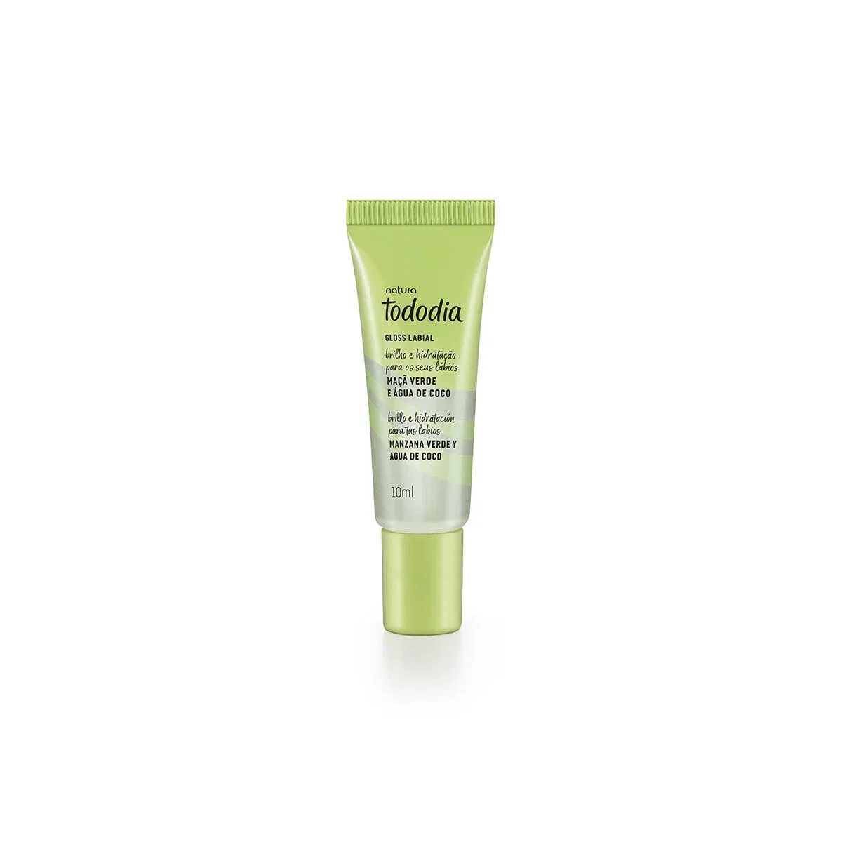 Gloss Labial Tododia Maçã Verde e Água de Coco 10 ml