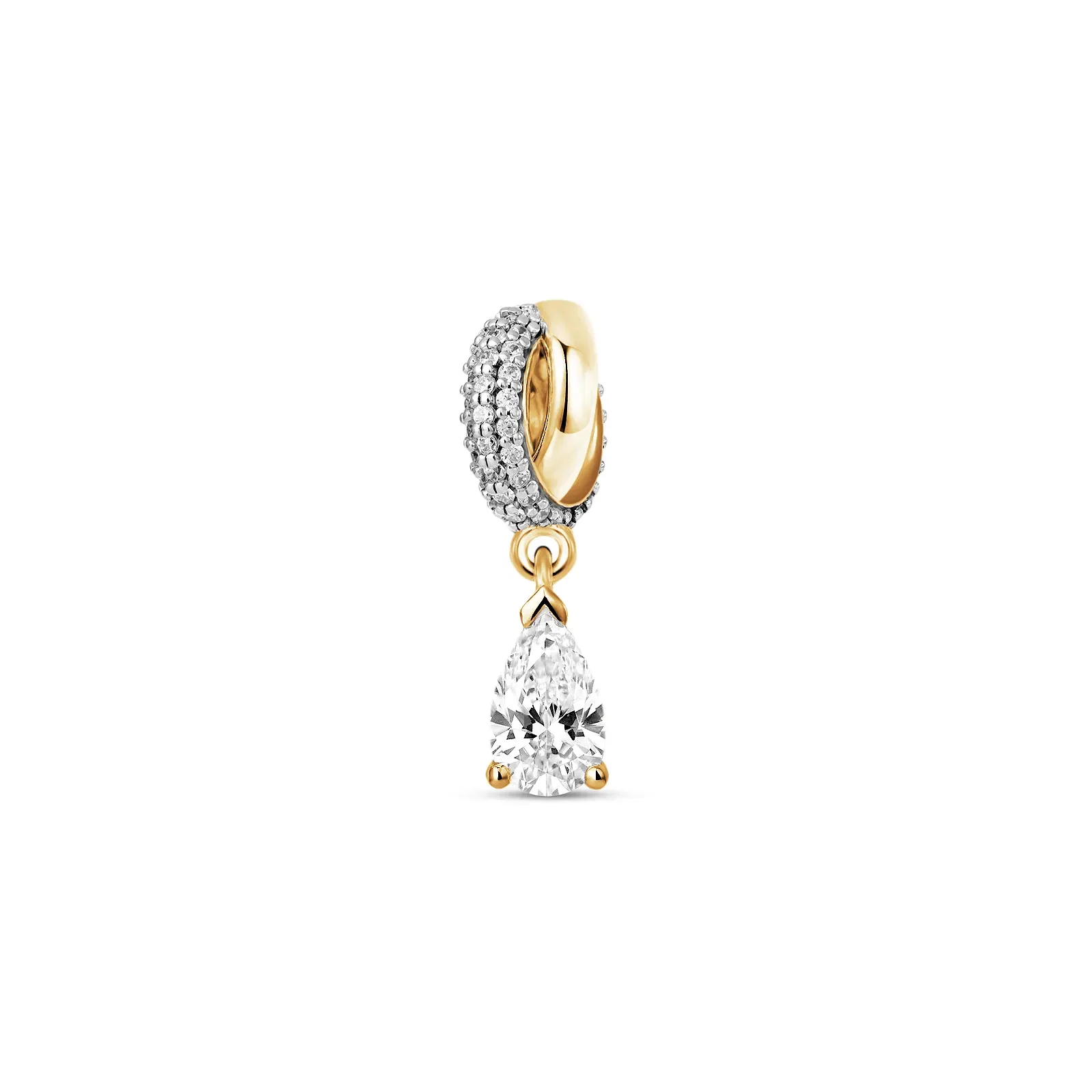 Pingente Life Galaxy em Prata 925 com Banho de Ouro Amarelo 18k e Zircônias Incolores — imagem 1