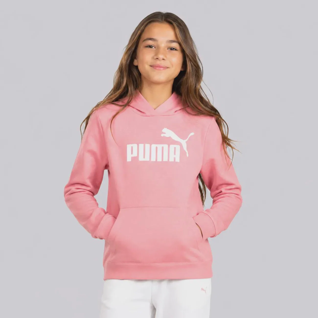 Blusão de Moletom Puma Ess No.1 Logo Hoodie Infantil