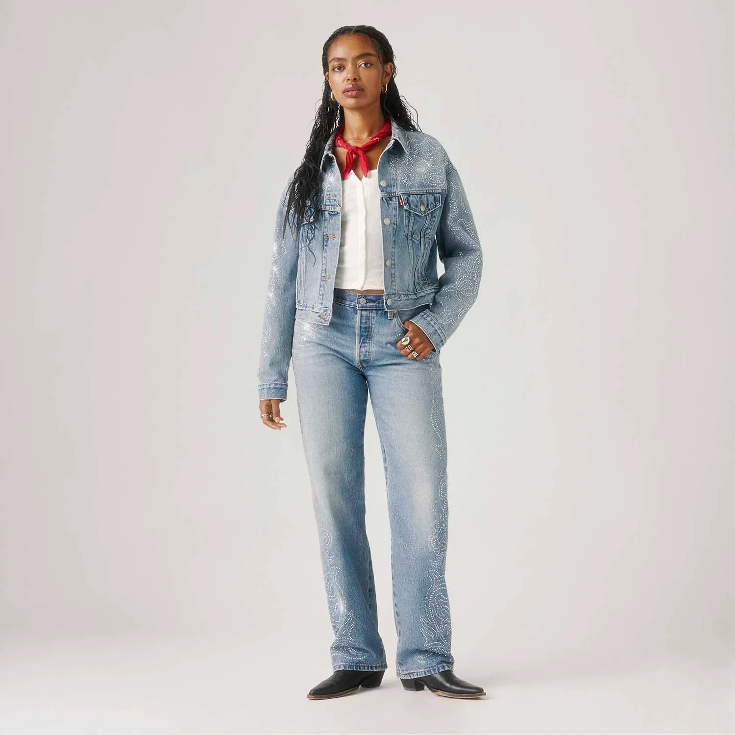 Calça Jeans Levi's® 501® 90's Lavagem Clara — imagem 1