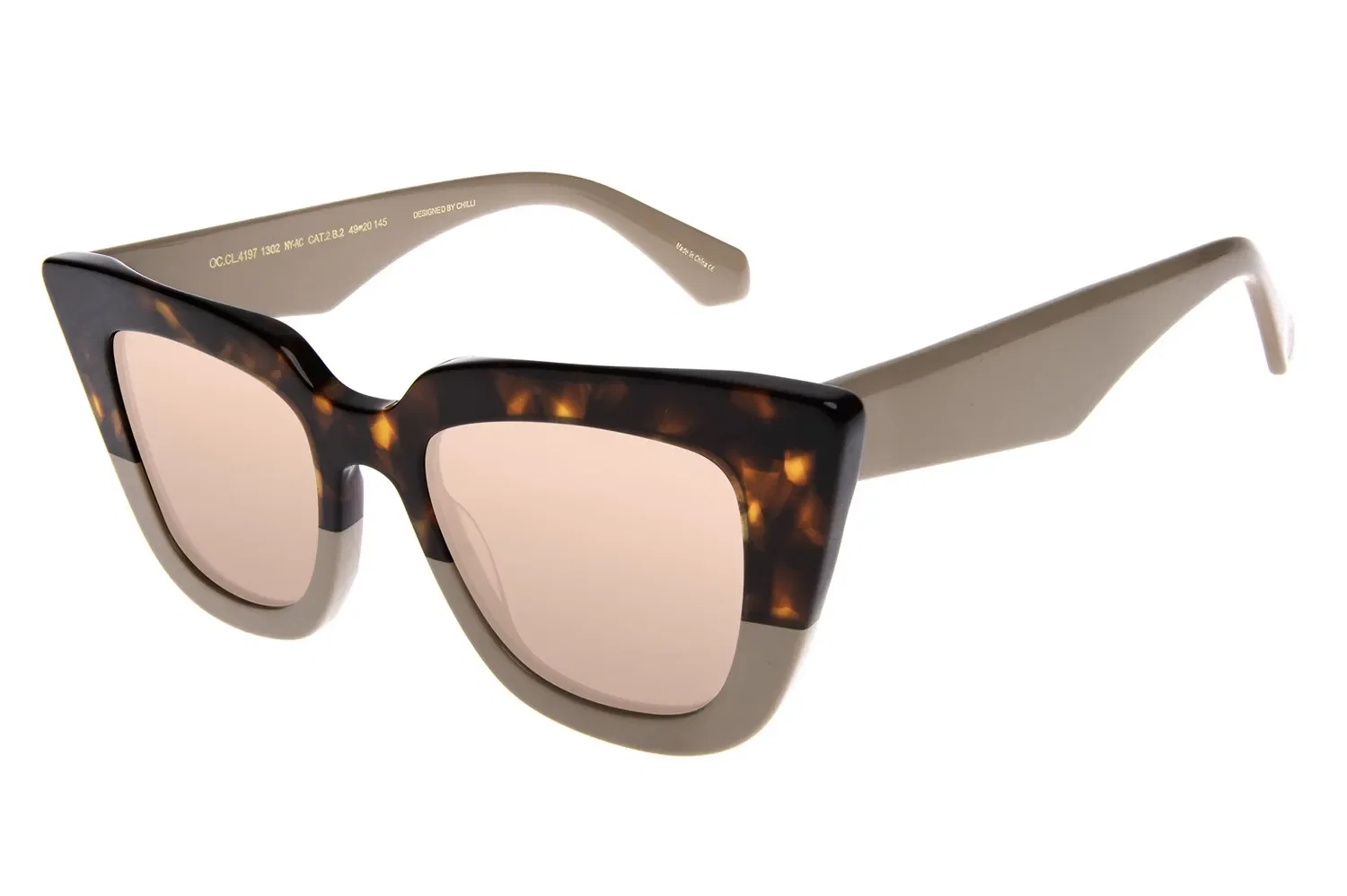 Óculos de Sol Feminino Chilli Beans Cat Rosa — imagem 1