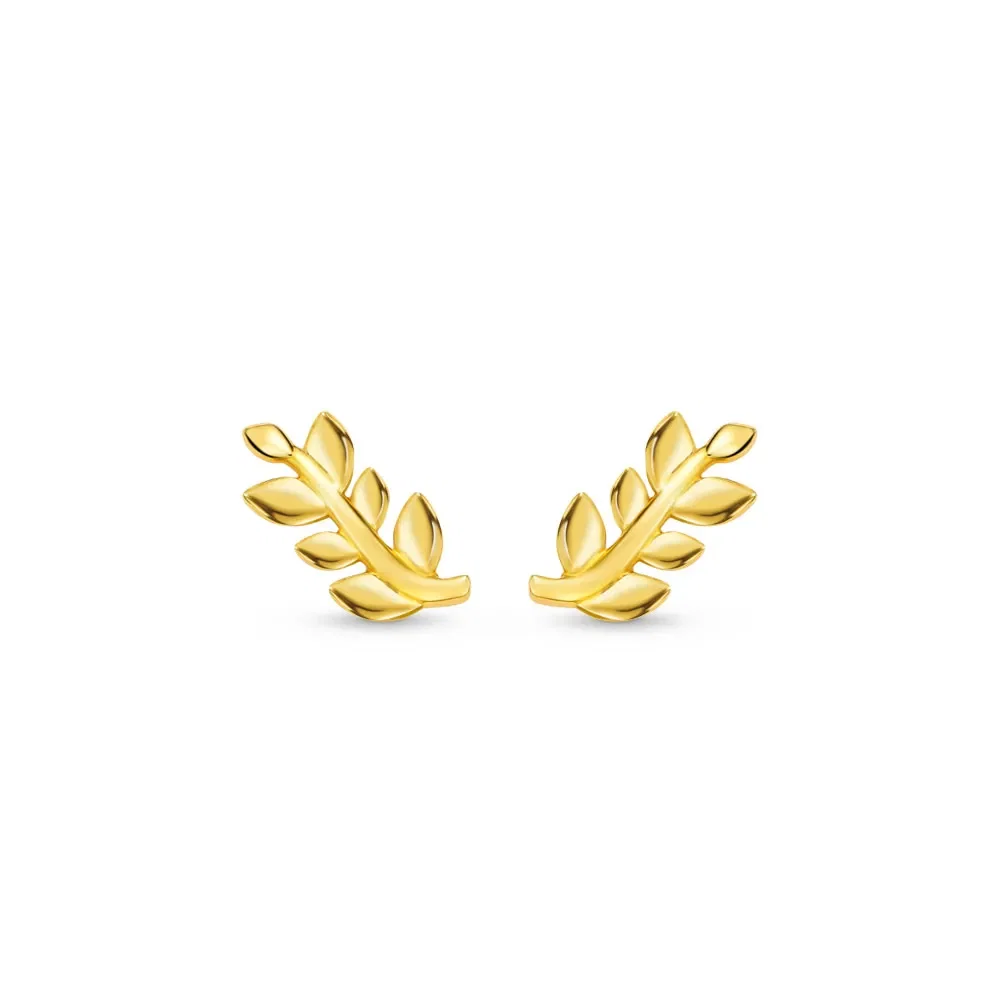 Brinco Nature em Ouro Amarelo 18k