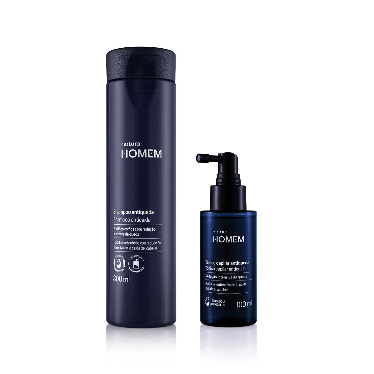 Kit Shampoo Antiqueda e Tônico Capilar Antiqueda Natura Homem (2 produtos)