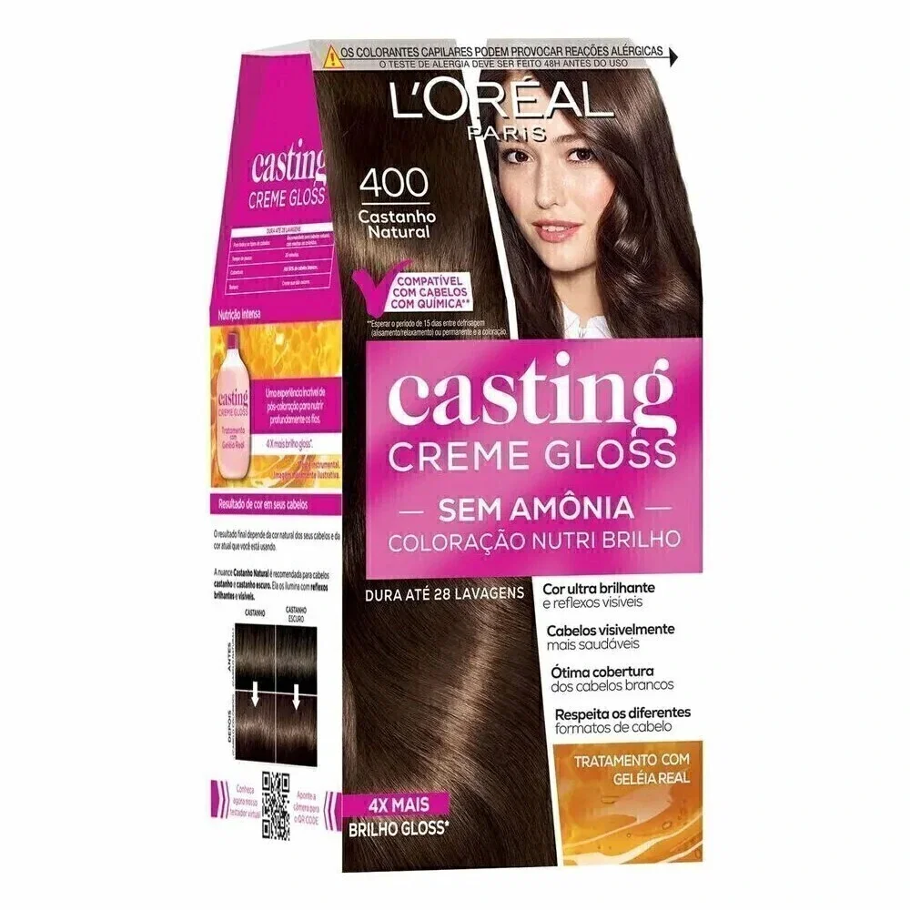 Tonalizante Casting Creme Gloss 400 Castanho Natural