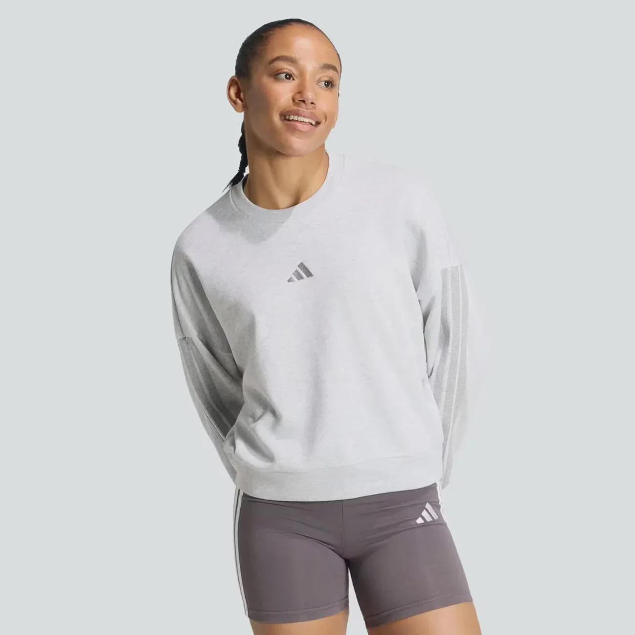 Blusão de Moletom Adidas Ess Feminino