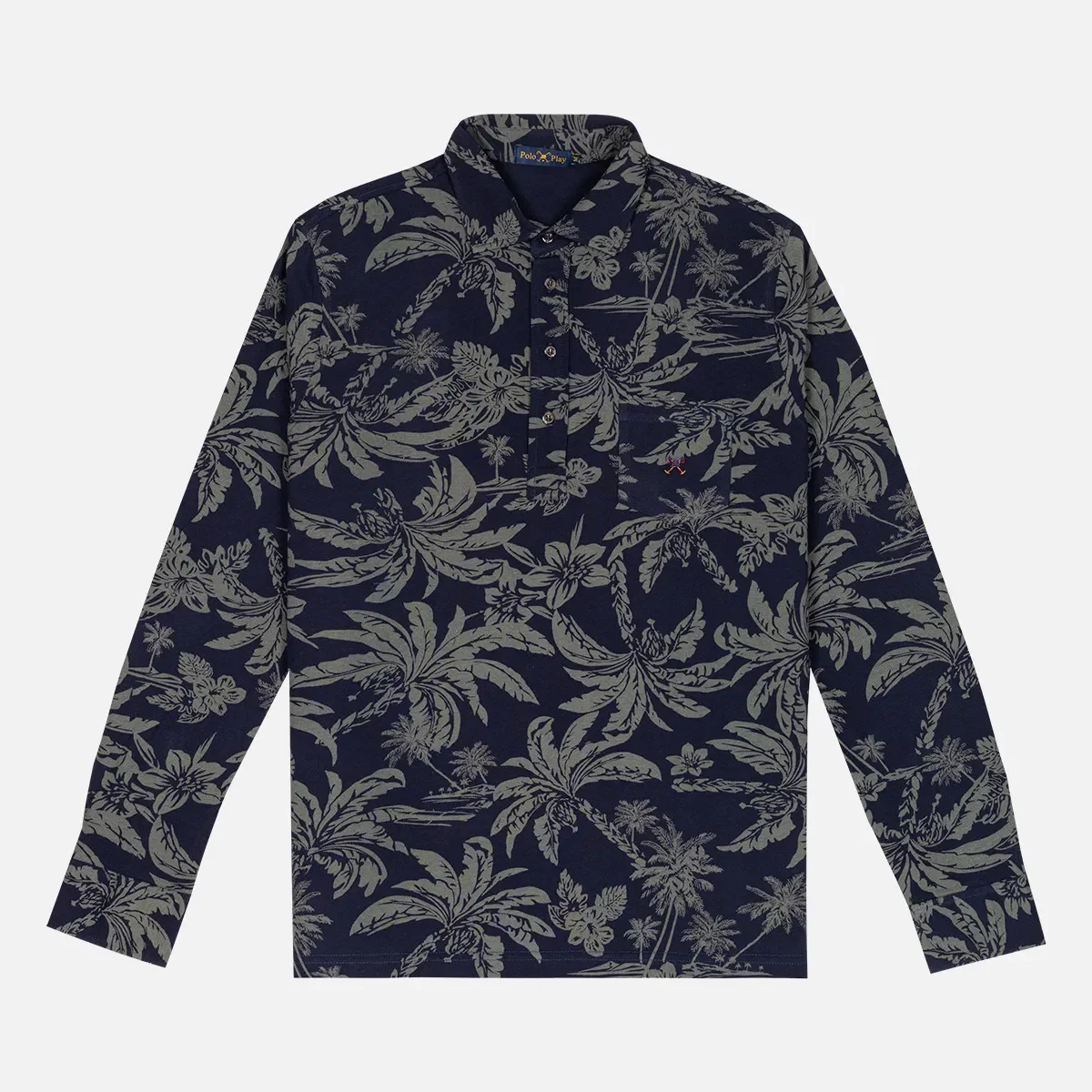 Camisa Knit Paradise Manga Longa