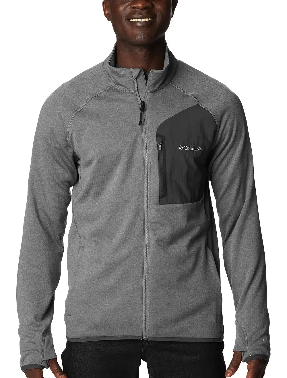 Jaqueta Columbia Masculina Triple Canyon Full Zip Cinza — imagem 1
