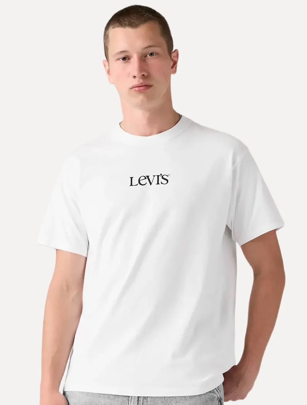 Camiseta Levis Masculina Vintage Printed Graphic Branca