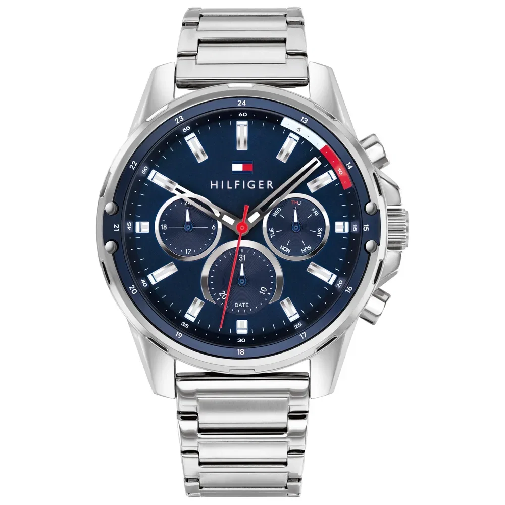 Relógio Tommy Hilfiger Masculino em Aço Prateado 1791788