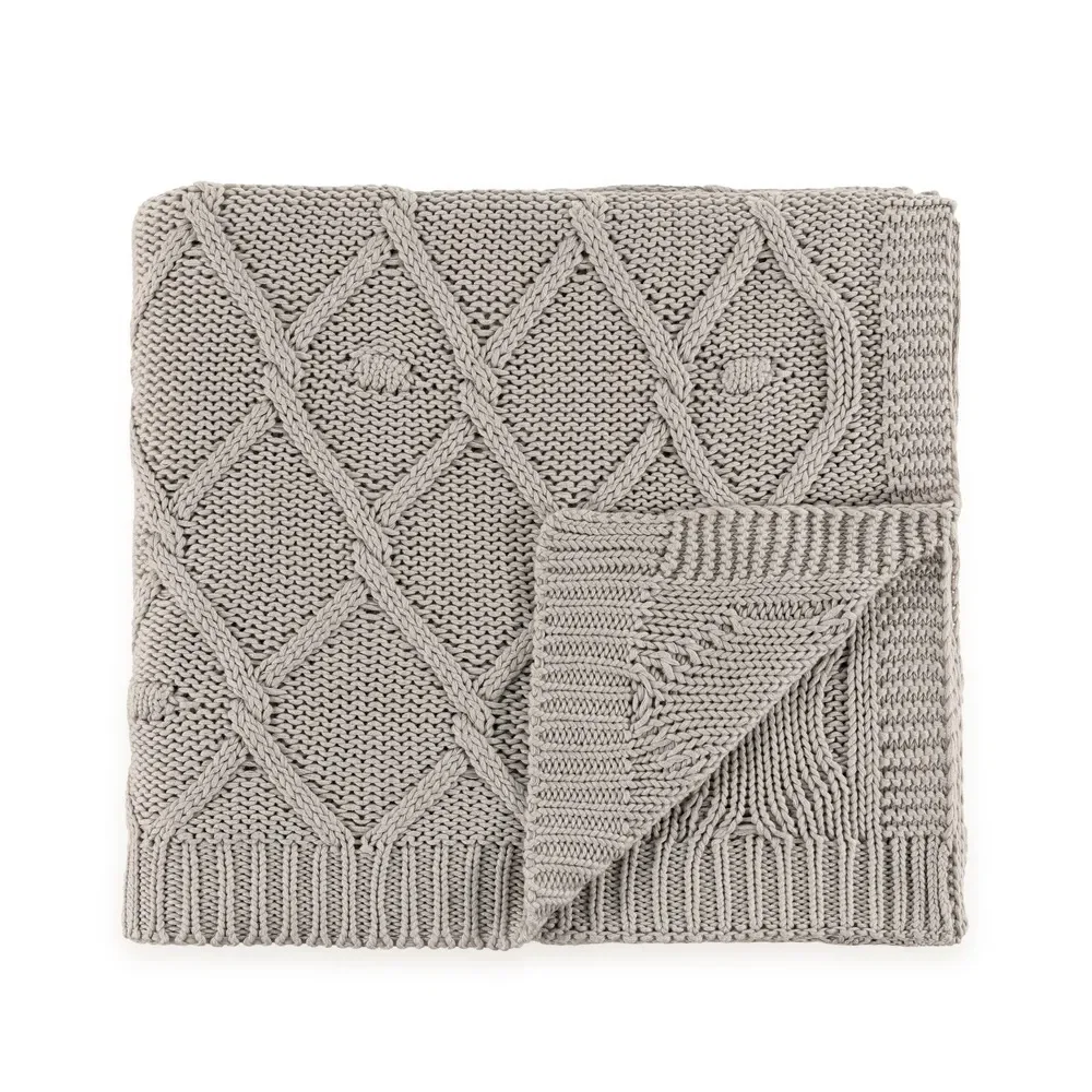 Peseira Tricot de Algodão Serenza Gelo — imagem 1