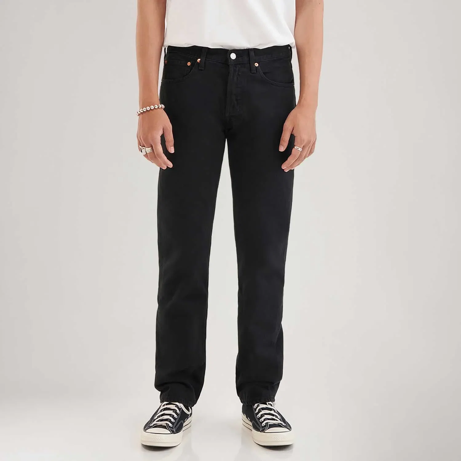 Calça Jeans Levi's® 501® Original Preta — imagem 1