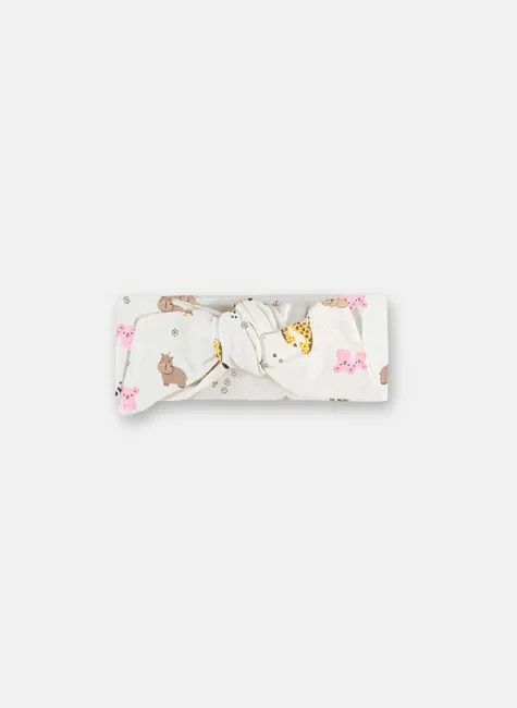 Faixa Dupla Em Suedine Premium Para Bebê Menina Multicolor Up Baby