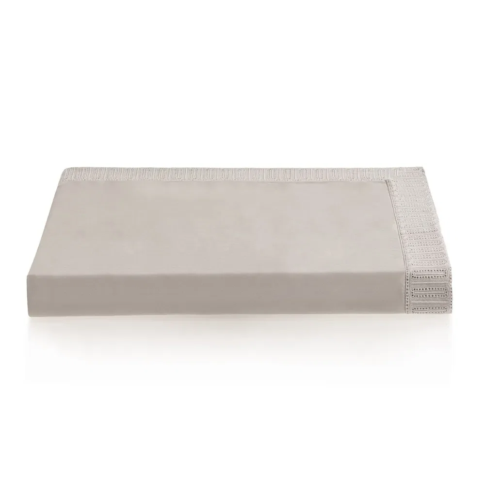 Capa de Duvet 300 Fios Cetim Mantova Marmo / Platino