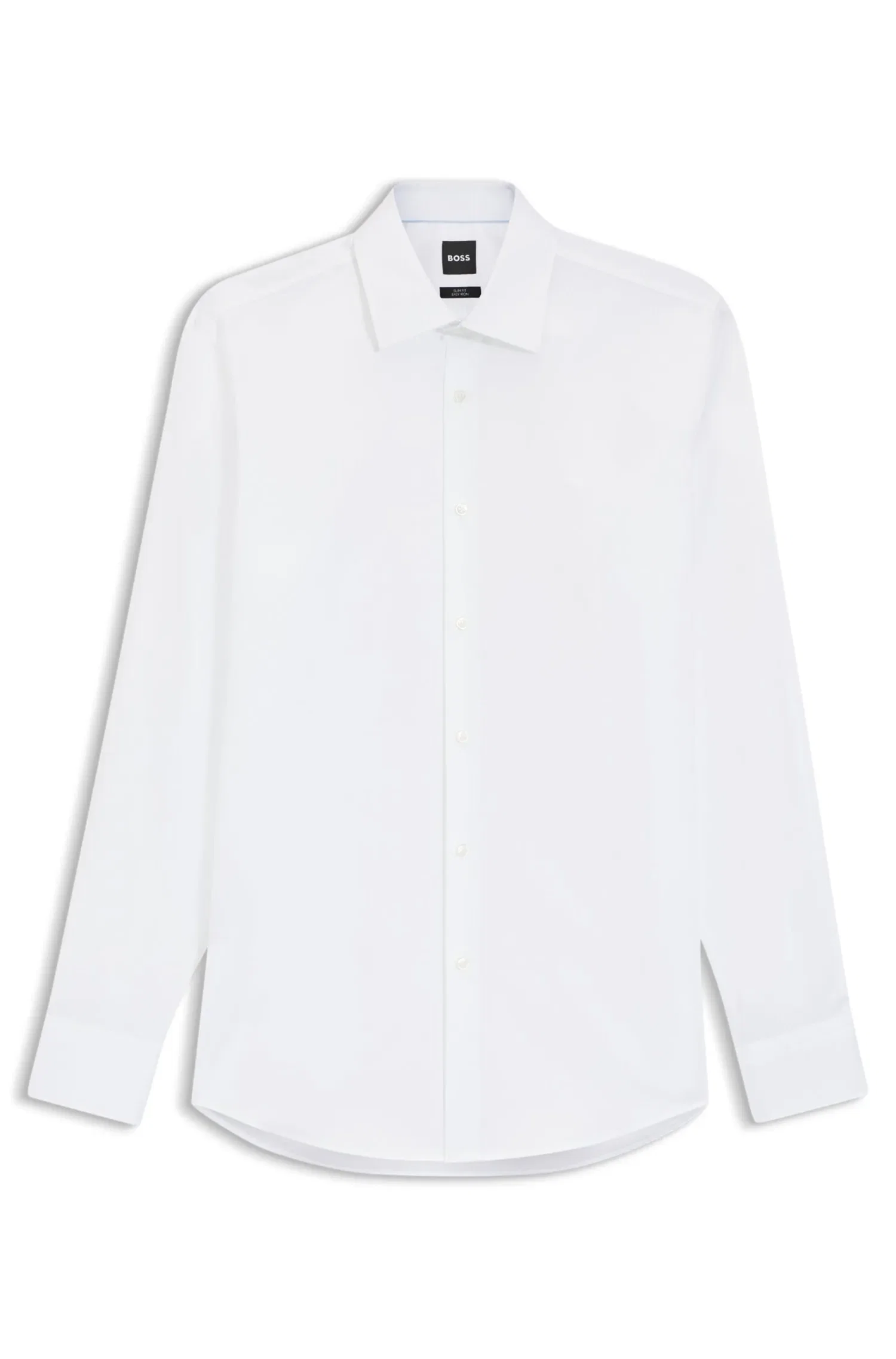 Camisa Slim Fit Em Popelina De Algodão
